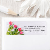 Rustikale Frühlingshuppen auf Holz-Rücksendeadress (Insitu)