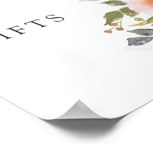 Rustikale Frühlingskarten und Geschenke Poster (Ecke)