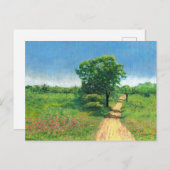 Rustikale Frühlingslandschaft Postkarte (Vorne/Hinten)