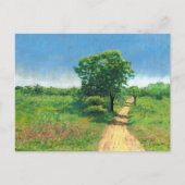 Rustikale Frühlingslandschaft Postkarte (Vorderseite)