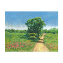 Rustikale Frühlingslandschaft