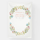 Rustikale Frühlingswilde Blume Bridal Foto Hinterg Banner (Vertikal)