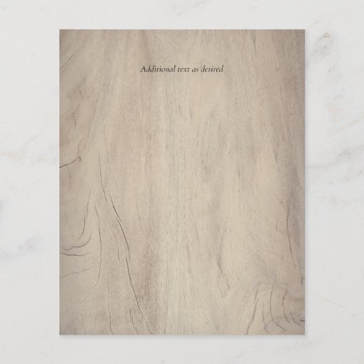 Rustikale Fuchsia Floral Woodland Wedding (Rückseite)