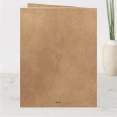 Rustikale Fun Jingle - Die 2-Foto-Urlaubskarte Karte (Rückseite)