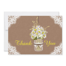 Rustikale Gänseblümchen-Spitze danken Ihnen