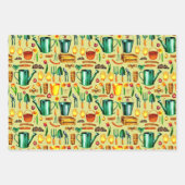 Rustikale Gartenwerkzeuge Blume Geschenkpapier Set (Vorderseite 2)