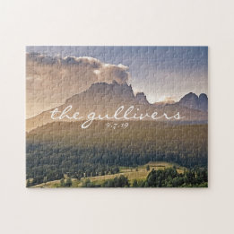 Rustikale Gästebuchalternative Puzzle