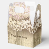 Rustikale Gastgeschenk-Boxen aus Vintagem Holz Geschenkschachtel (Geöffnet)