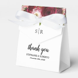 Rustikale Gastgeschenk Hochzeit Burgund Geschenkschachtel