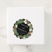 Rustikale Gastgeschenk Hochzeit des botanischen Kr Geschenkanhänger (Beispiel)