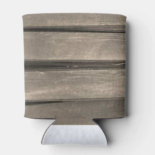 Rustikale Gastgeschenk Hochzeit Dosenkühler (Rückseite)