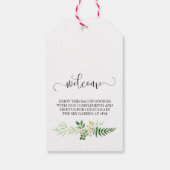 Rustikale Gastgeschenk Hochzeit Geschenkanhänger (Rückseite)