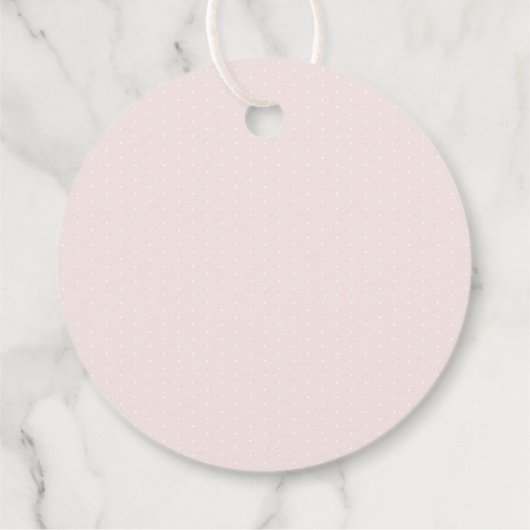 Rustikale Gastgeschenk Hochzeit Geschenkanhänger (Rückseite)