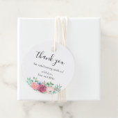 Rustikale Gastgeschenk Hochzeit Geschenkanhänger (Beispiel)