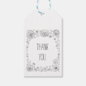 Rustikale Gastgeschenk Hochzeit Geschenkanhänger (Vorderseite)