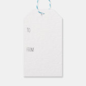 Rustikale Gastgeschenk Hochzeit Geschenkanhänger (Rückseite)