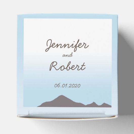 Rustikale Gastgeschenk Hochzeit Geschenkschachtel (Oben)