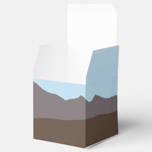 Rustikale Gastgeschenk Hochzeit Geschenkschachtel (Geöffnet)