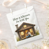 Rustikale Gastgeschenk Hochzeit Tasche für Gäste Geschenktütchen (Ausgeschnitten)