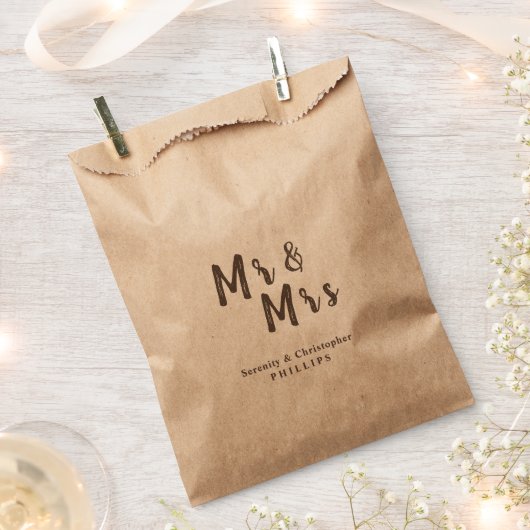 Rustikale Gastgeschenke Hochzeiten Geschenktütchen (Ausgeschnitten)