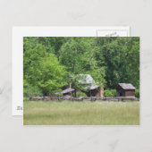 Rustikale Gebäude Postkarte (Vorne/Hinten)