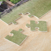 Rustikale Gebäude Puzzle (Seite)