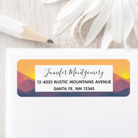 Rustikale Gebirge Geometrisch Minimalistisch (Insitu)