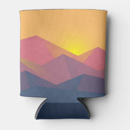 Rustikale Gebirge Geometrisch Minimalistisch Dosenkühler