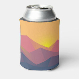 Rustikale Gebirge Geometrisch Minimalistisch Dosenkühler