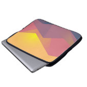 Rustikale Gebirge Geometrisch Minimalistisch Laptopschutzhülle (Vorne Knopf)