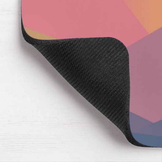 Rustikale Gebirge Geometrisch Minimalistisch Mousepad (Ecke)