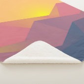 Rustikale Gebirge Geometrisch Minimalistisch Sherpadecke (3/4)