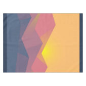 Rustikale Gebirge Geometrisch Minimalistisch Tischdecke (Vorderseite (Horizontal))