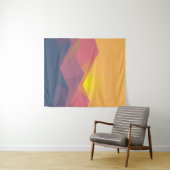 Rustikale Gebirge Geometrisch Minimalistisch Wandteppich (Beispiel (Horizontal))