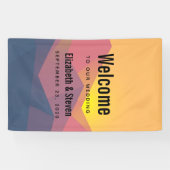 Rustikale Gebirge Geometrische Minimalistische Hoc Banner (Horizontal)