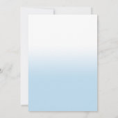 Rustikale GebirgsAquarell-Hochzeits-Einladung Einladung (Rückseite)