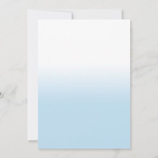 Rustikale GebirgsAquarell-Hochzeits-Einladung Einladung (Rückseite)