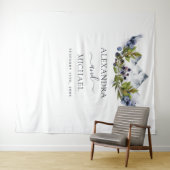 Rustikale Gebirgslandschaft Foto Kulisse Wandteppich (Beispiel (Horizontal))