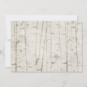 Rustikale Geburtstagspartei Foto Engagement Party Einladung (Rückseite)