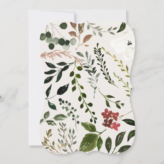 Rustikale Gegner der Abschlussfeier einladen Save The Date (Rückseite)