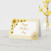 Rustikale Gelbblüten Hübsch Mütter Tag Karte (Gelbe Blume)