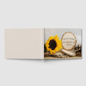 Rustikale Gelbblütenhochzeit Gästebuch (Voll)