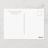 Rustikale Gelbbraun-Sonnenblumen ändern Adresse Postkarte (Rückseite)