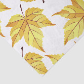 Rustikale Gelbe Herbstlaube Seidenpapier (Ausschnitt)
