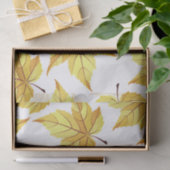 Rustikale Gelbe Herbstlaube Seidenpapier (Geschenk)