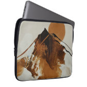 Rustikale, gemalte Bergwelt Laptopschutzhülle (Vorne Rechts)