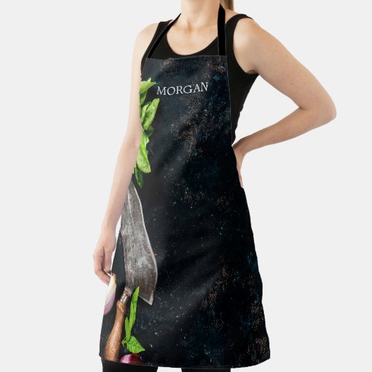 Rustikale Gemüsekräuter Leinwand Schürze (InSitu)