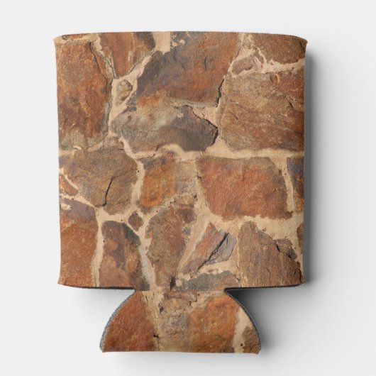 Rustikale Geologie Stone Wall Structure with name Dosenkühler (Rückseite)