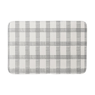 Rustikale Geometrie Moderne Minimalistische Karier Badematte