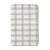 Rustikale Geometrie Moderne Minimalistische Karier Badematte (Vorderseite Vertikal)